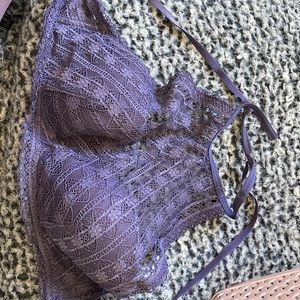 purple bralette